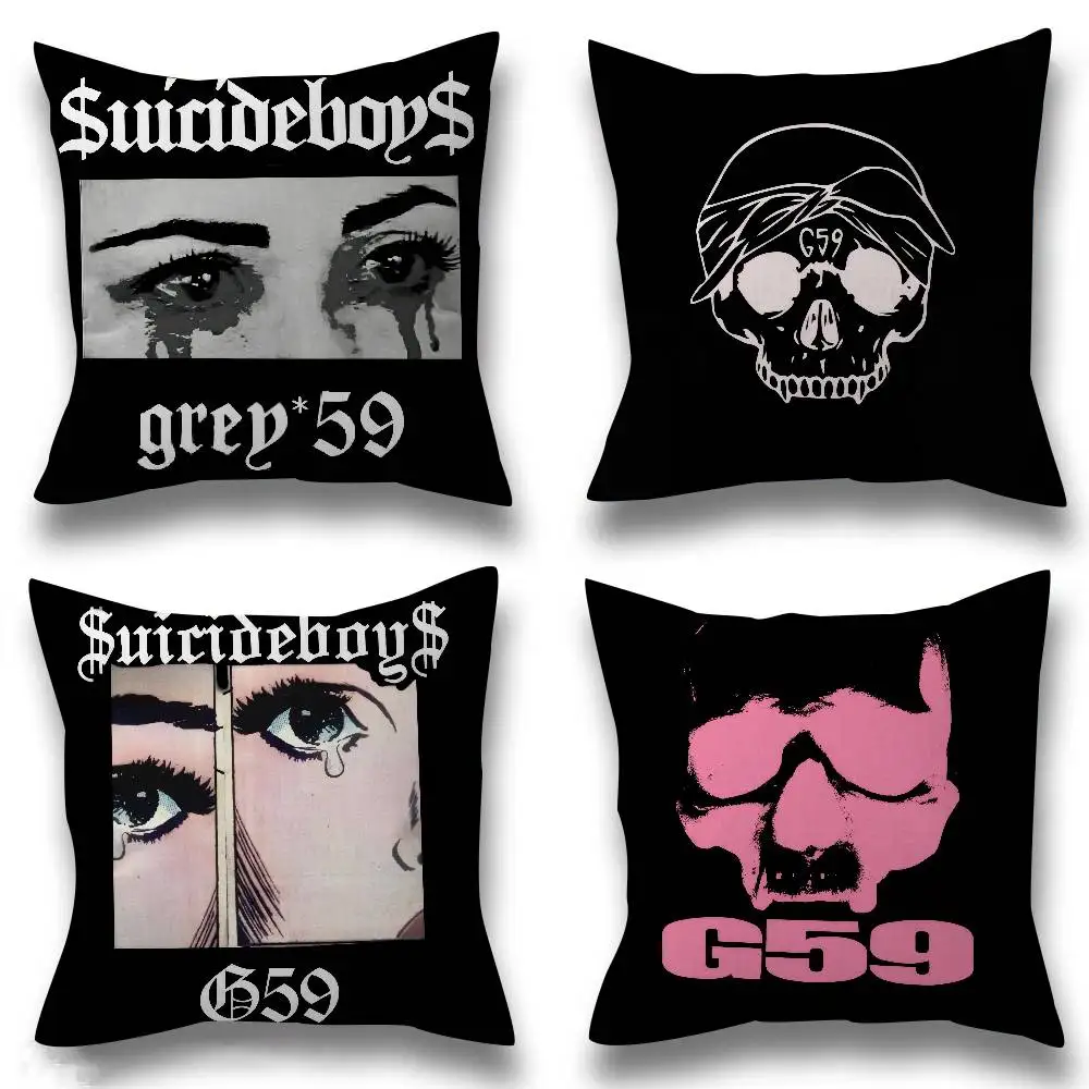 Álbum de Singer S-Suicideboys G59, funda de almohada con diseño, funda de cojín decorativa, decoración navideña