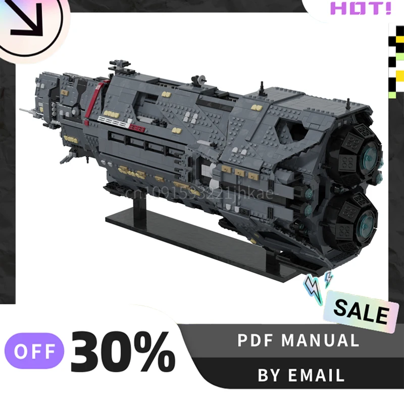 [5404PCS]Customized MOC Cosmic Epsilon C-709 Creative Building Blocks Set STEM Educational Toys DIY Construction Model Kit Gifts