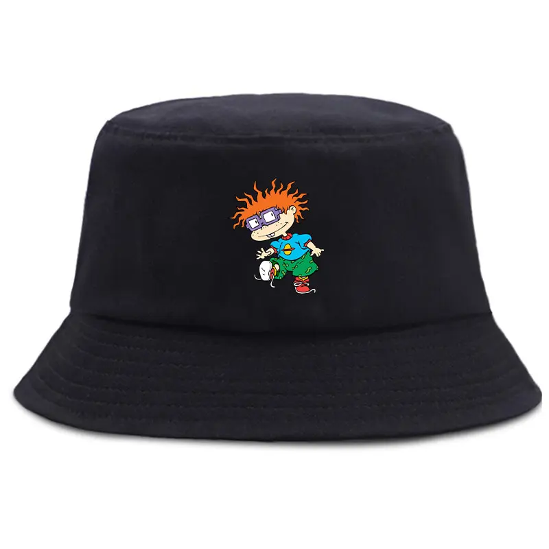 

Cartoon Rugarts Bucketss Hat Unisex Cotton Foldable Fishing Hiking Cap Outdoor Beach Fisherman Kids Hats Bob Panama