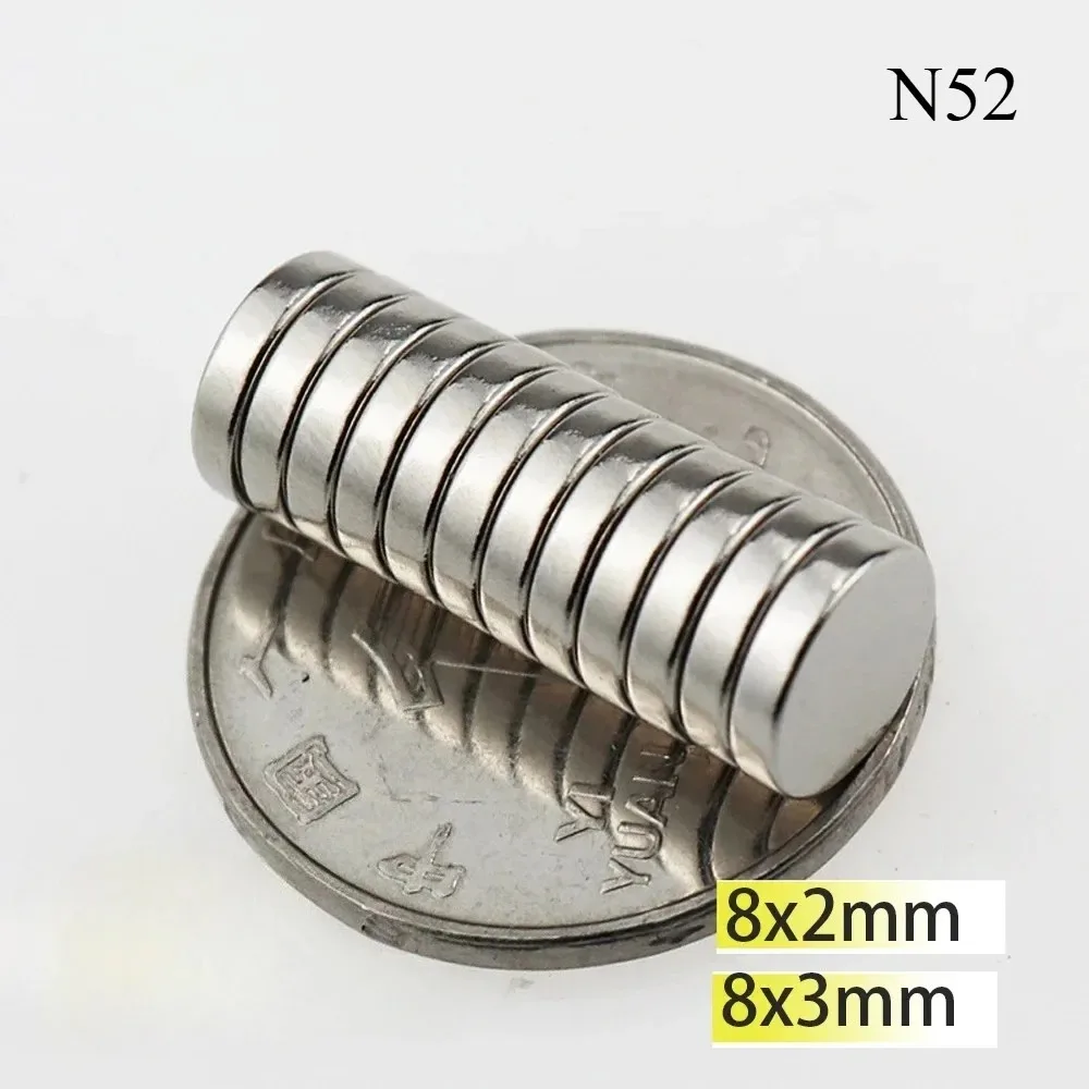N52 7x3 7x5  8x2 8x3 8x5 9x1 9x2 9x3 Magnet Super Power Nickle  power strength Neodymium Magnets Search Fridge DIY Craft NdFeB