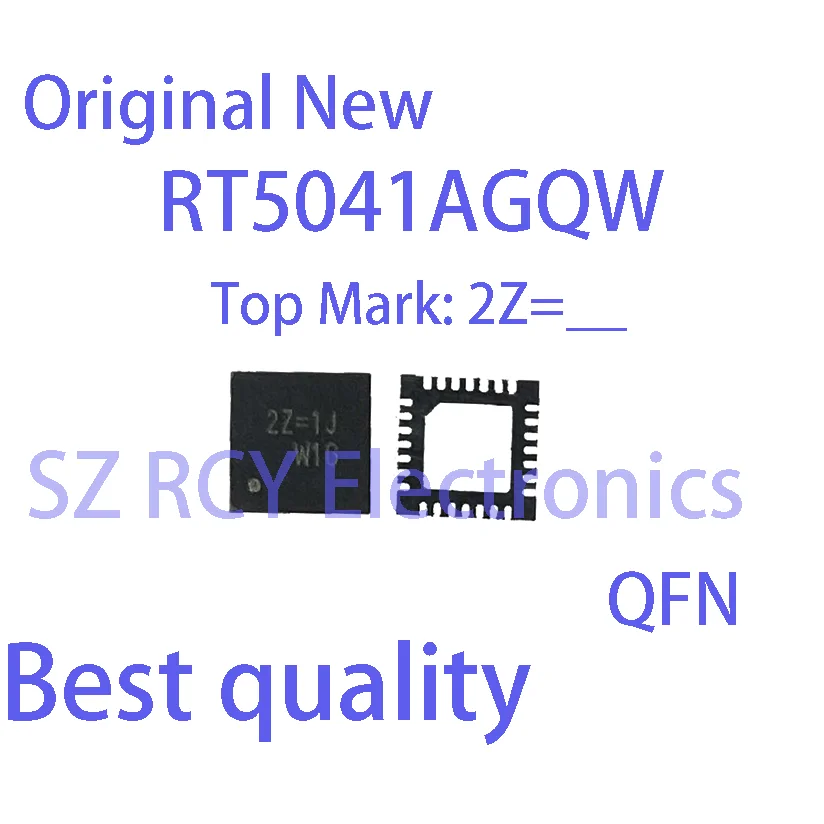 

(2-5 PCS)NEW RT5041AGQW RT5041A Top Mark 2Z= QFN-28 Chipset