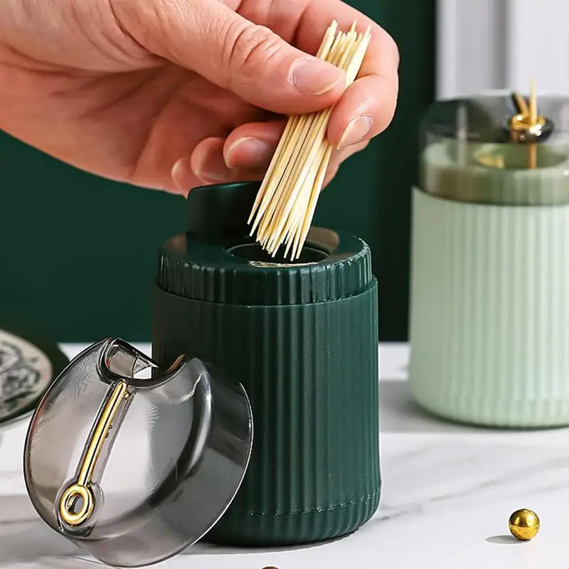 Automatic Toothpick Holder Pop-Up Automatic Tooth Pick Dispenser For Kitchen Creativity Pop-Up Automatic Toothpick Holder