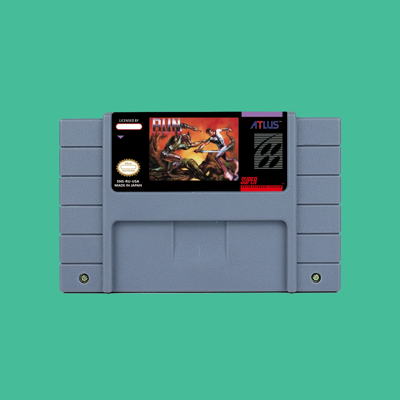 Action Game for Run Saber  - USA or EUR version Cartridge available for SNES  Game Consoles