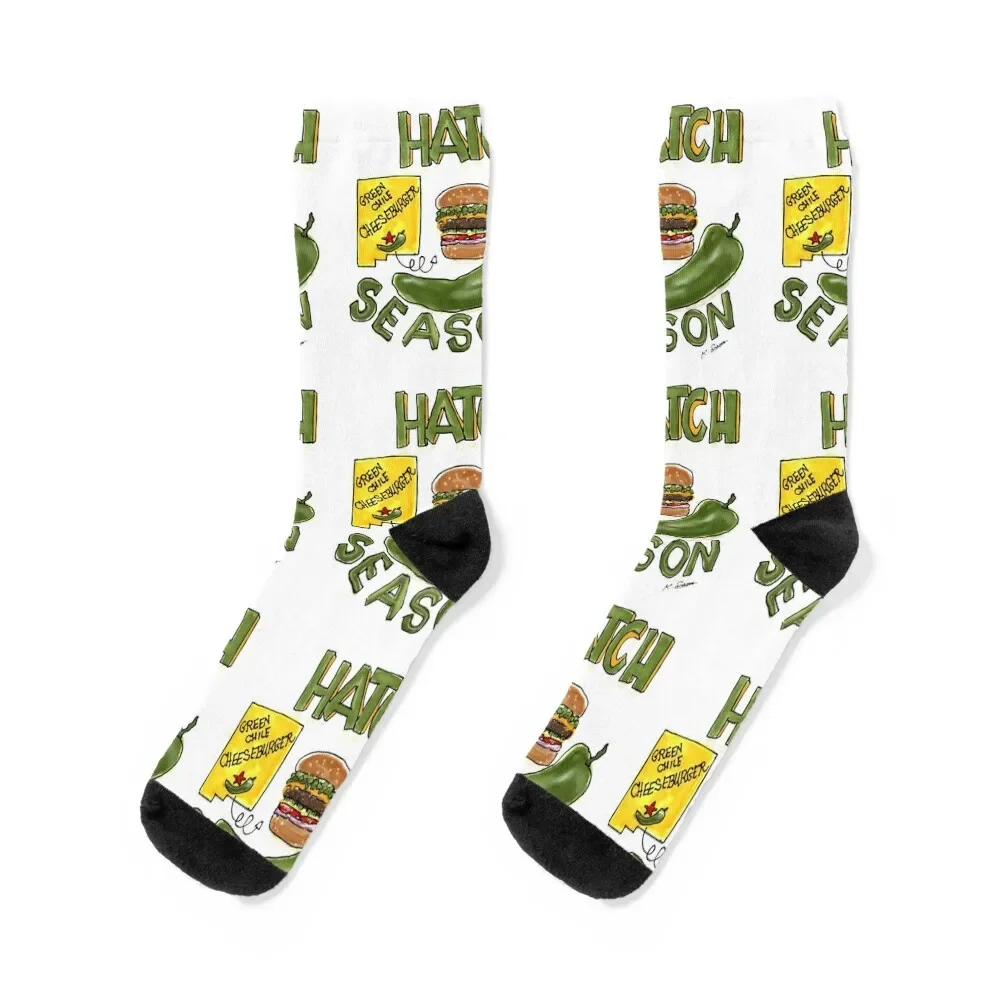 

Hatch Chile Season! Socks winter sports stockings custom Boy Socks Women's