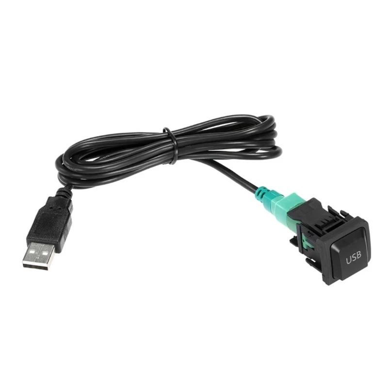 

QM for MK5 MK6 VI 5 6 Car Audio USB Cable Switch Universal Auto USB Adapter Line 4 Pin to USB Adapter Wire Line