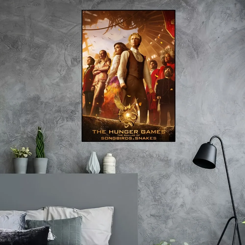 The Hunger Games Poster Home Room Decor Aesthetic Art Wall Painting Stickers