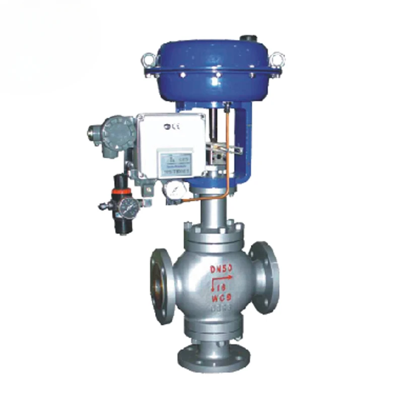 T84 T88 Pneumatic Diaphragm 3 Way Diffluence Confluence Flow Control Valve