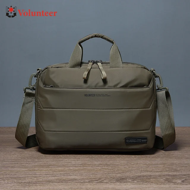 Torby na ramię VOLUNTEER dla mężczyzn 2025, z tkaniny Oxford, wielokieszeniowe, podróżne, o dużej pojemności, wysokiej jakości torby crossbody, męska torba do ręki 1713-02