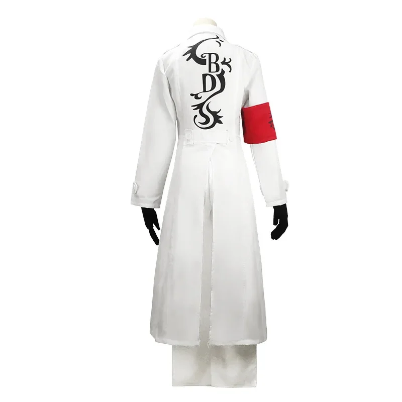 Anime Tokyo Revengers cosplay costume Seishu Inui kokounoi Hajime white uniform set Black Dragons uniform Halloween party