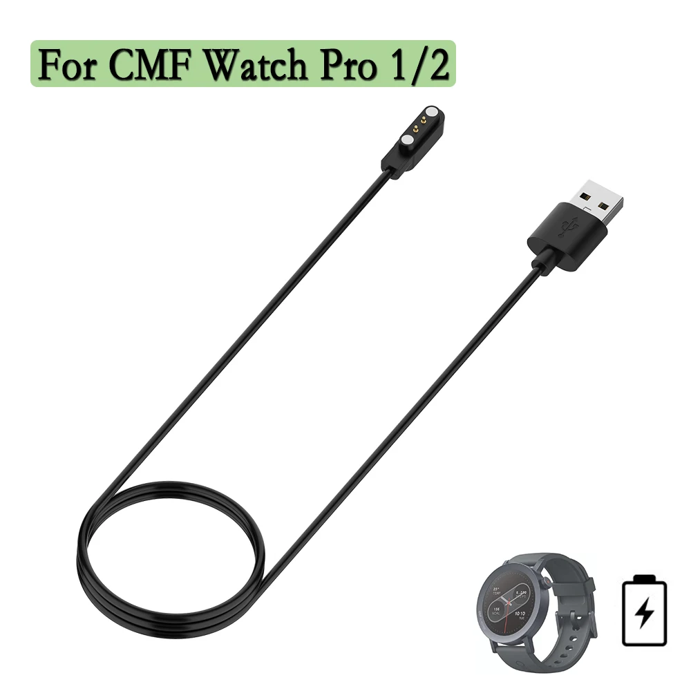 120cm Wire Charger For CMF Watch Pro 2 USB Charger Cable Smartwatch Charge Charging Dock For CMF Watch Pro 1