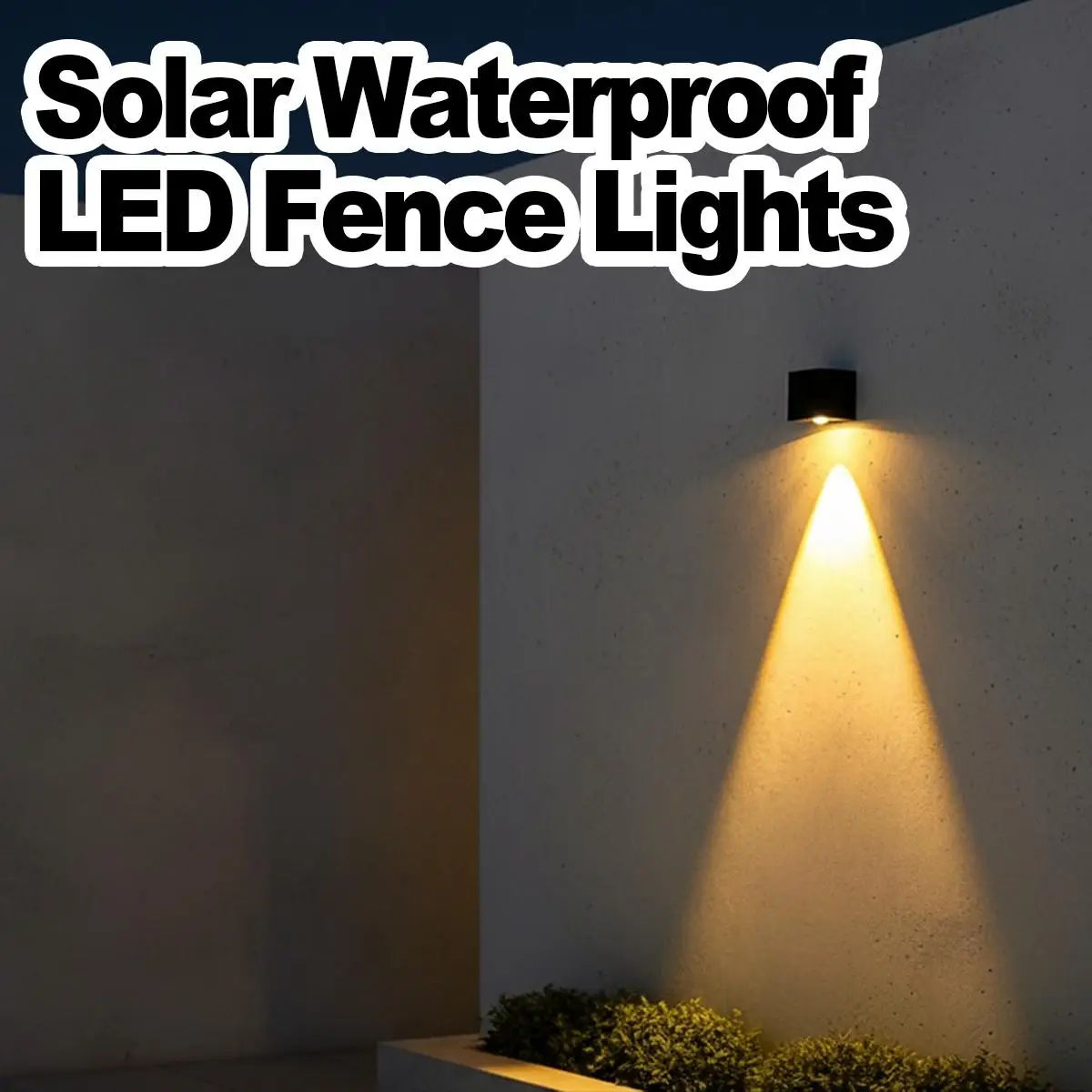 

Solar Wall Lights Waterproof LED Auto Sensor Mounted Fence Sconce Outdoor Garden Street Lighting Night Atmosphere Lamp Decor Art