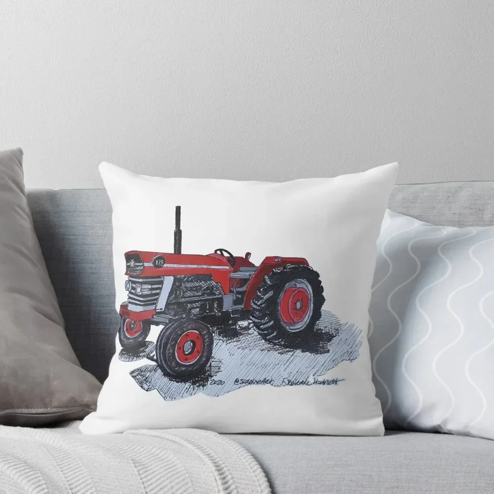 

Red Tractor Throw Pillow Pillow Cases luxury decor Sitting Cushion Decorative Cover For Living Room pillow