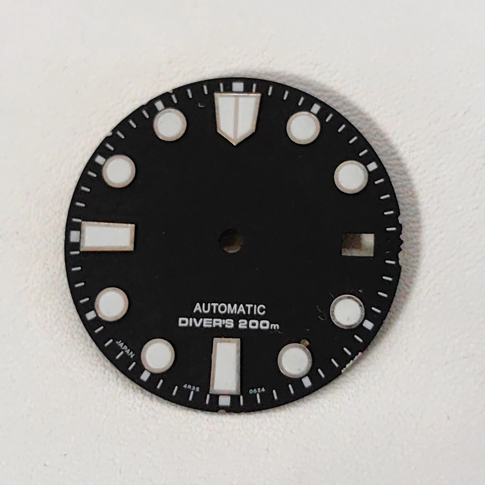 Customized 28.5mm Dial NH35 Watch Dial Fit For NH35 NH36 Movement SKX007 6105 Turtle Tuna Samurai Case Watch Face