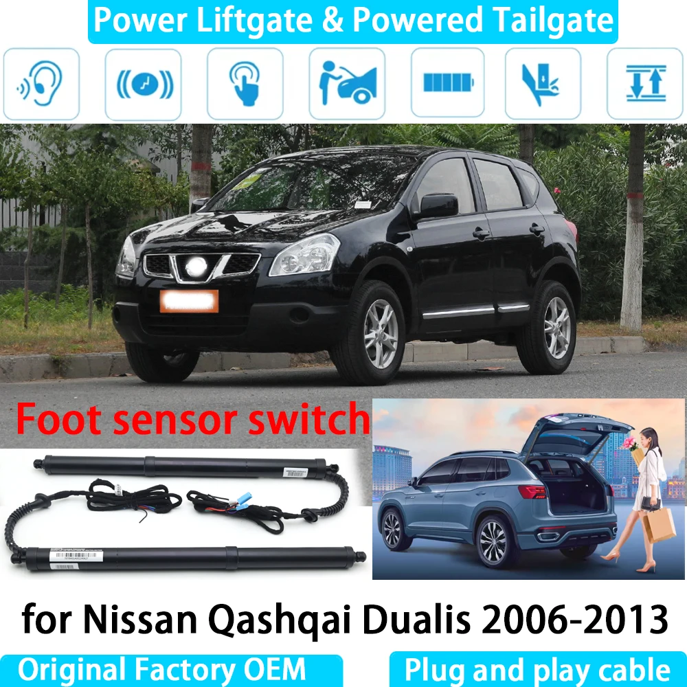 for Nissan Qashqai Dualis 2006-2013 Automatic Electric Power Liftgate Powered Tailgate Strut Tail Gate Lift System