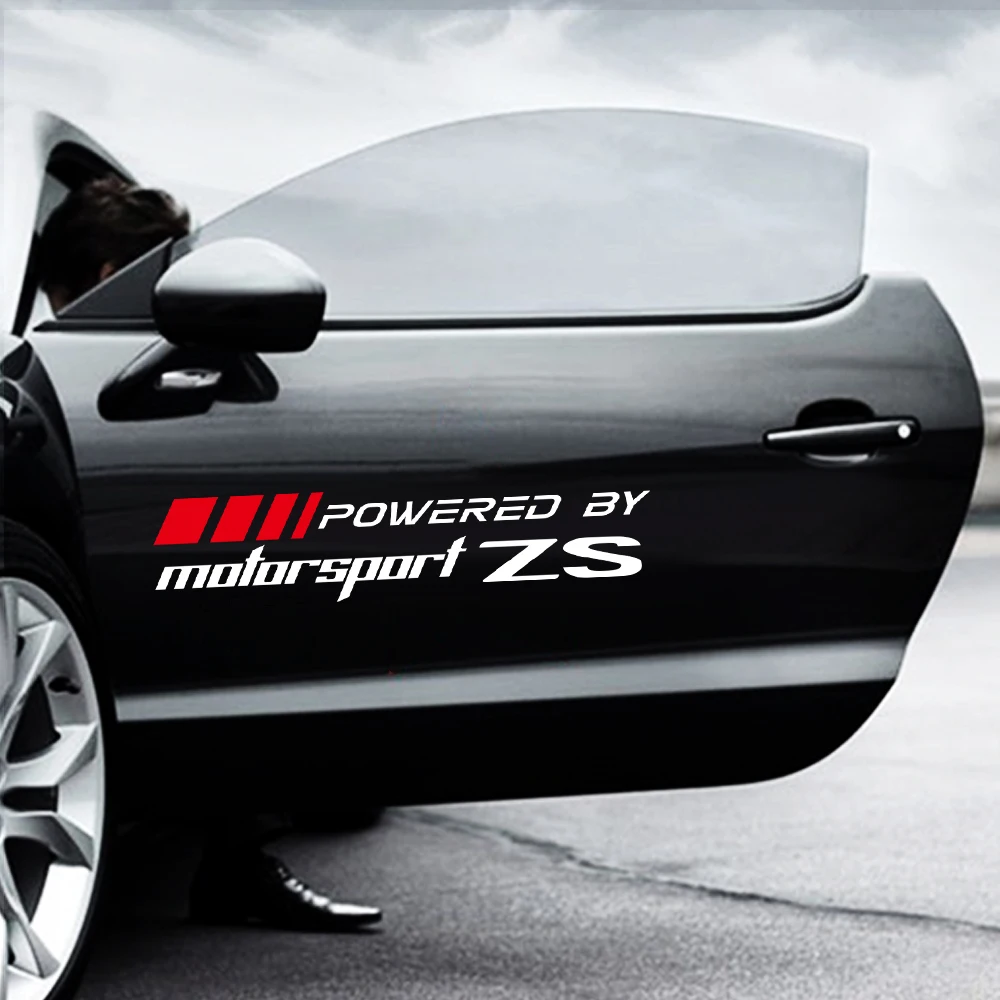 2 قطعة لموريس المرآب MG MG3 MG5 MG6 MG7 HS GT هيكتور ZS شعار السيارة الجسم ملصقات الباب ديكور السيارات التصميم الشارات اكسسوارات