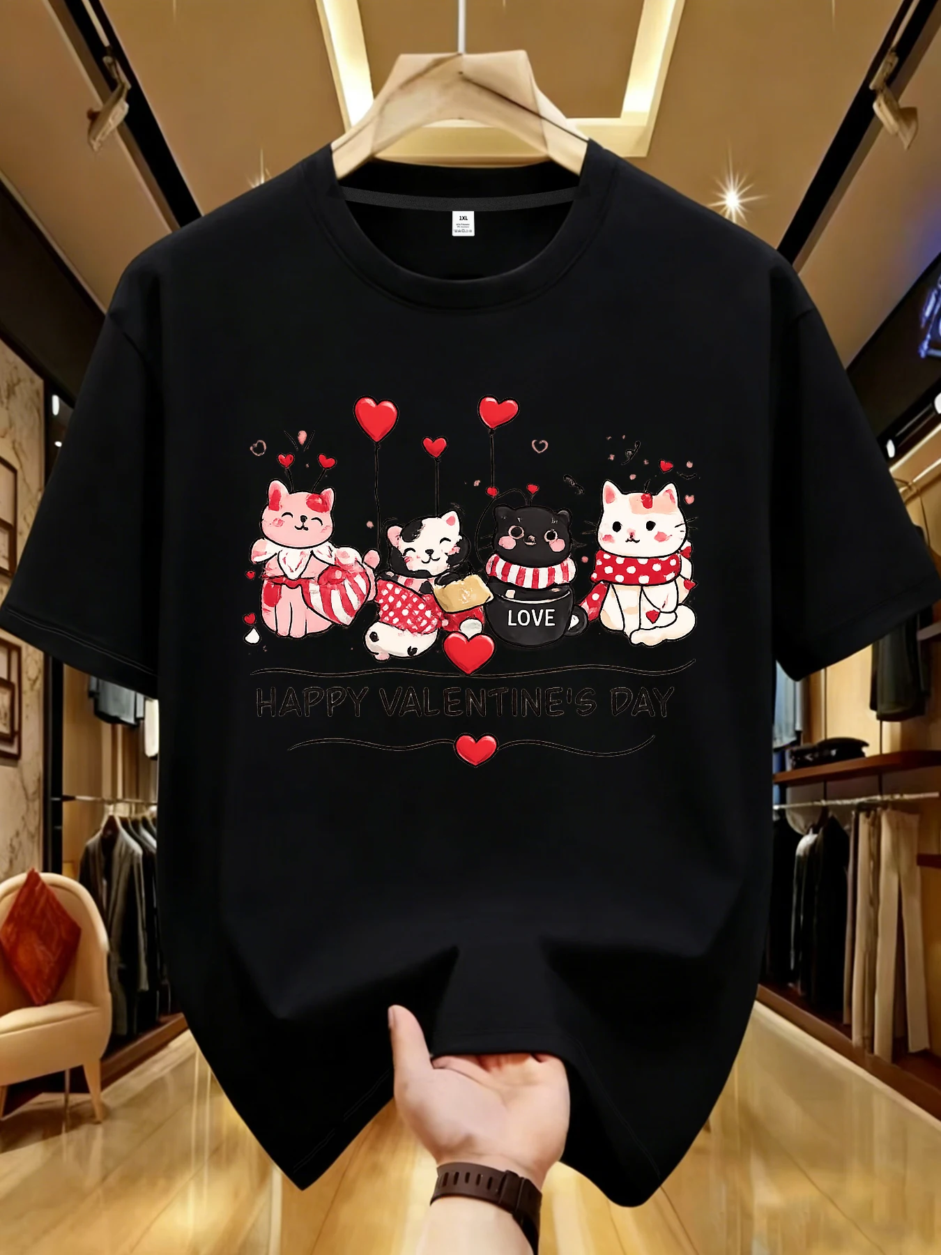 

【WDS01188】Creative printing plus size women's T-shirt summer casual street fashion women's Joker short sleeve T-shirt