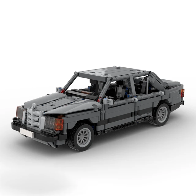 1153 Stuck technische Mercedes W124 Supersport wagen klassische Coupe Autos ausgestattet gerade sechs Motor Moc Bausteine DIY Ziegel Spielzeug