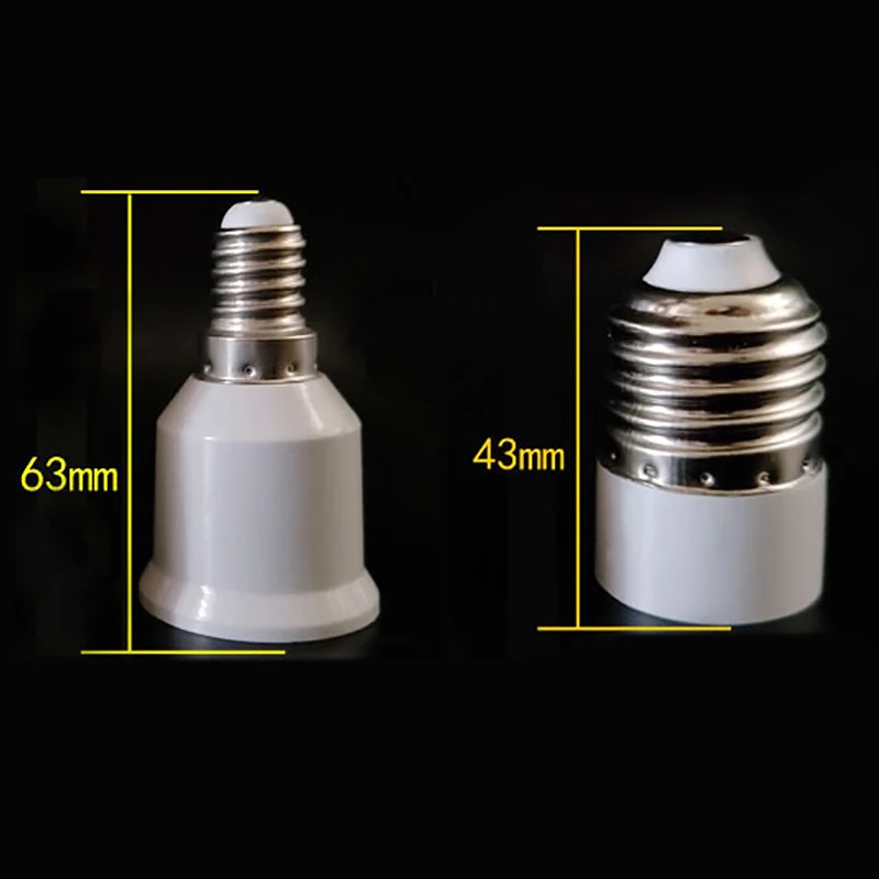 1Pc LED Bulb Converter E14 To E27/E27 To E14 Lamp Bulb Base Holder E14 Female E27 Male Adapter Conversion Socket Adapter