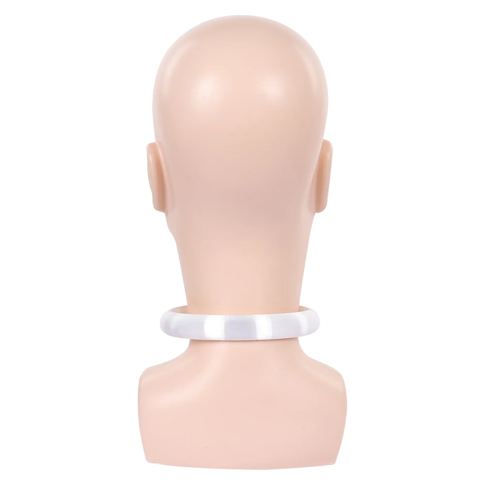 Anime Stage OF Alien Cosplay White Collar Red Light Ivan Mizi Necklace Costume Accessories Halloween Carnival Party Suits Props view 3