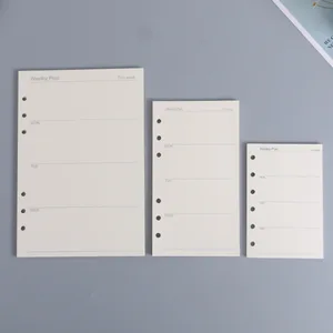 A5 a6 a7 leaf loose notebook spiral folder monthly monthly inner page to make line point in paper stationery 8 Main sales notebook dotted - №7
