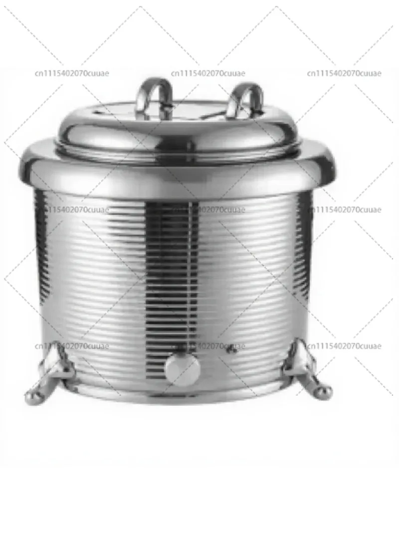 11L Stainless Steel Electric Soup Kettle Buffet Food Warmer Hot Pot for Restaurant Catering