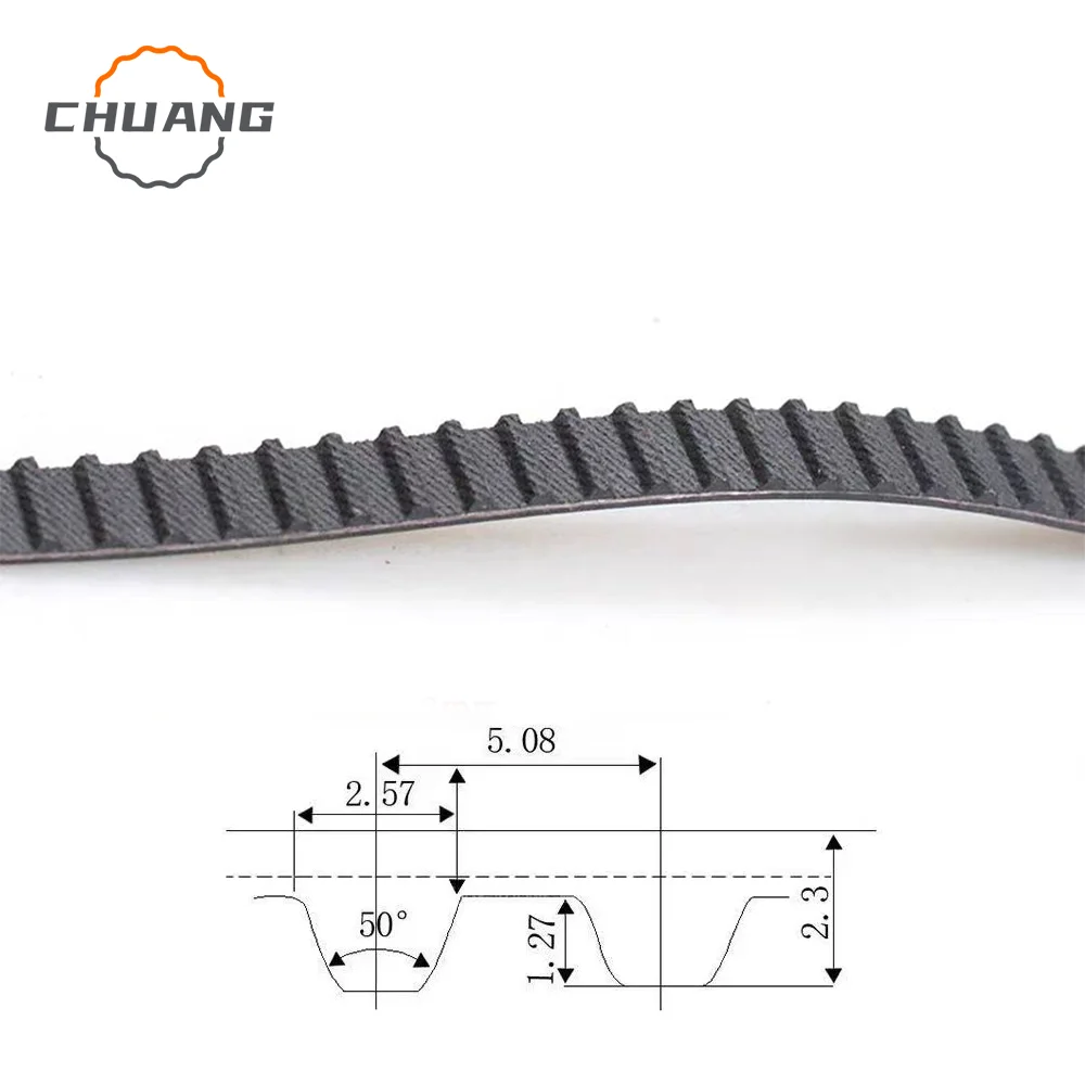 XL Timing belt Length 332XL~366XL Width 4/5/6/6.4/7/8/9/10/12/12.7/15/18/19/20mm XL Closed loop rubber band