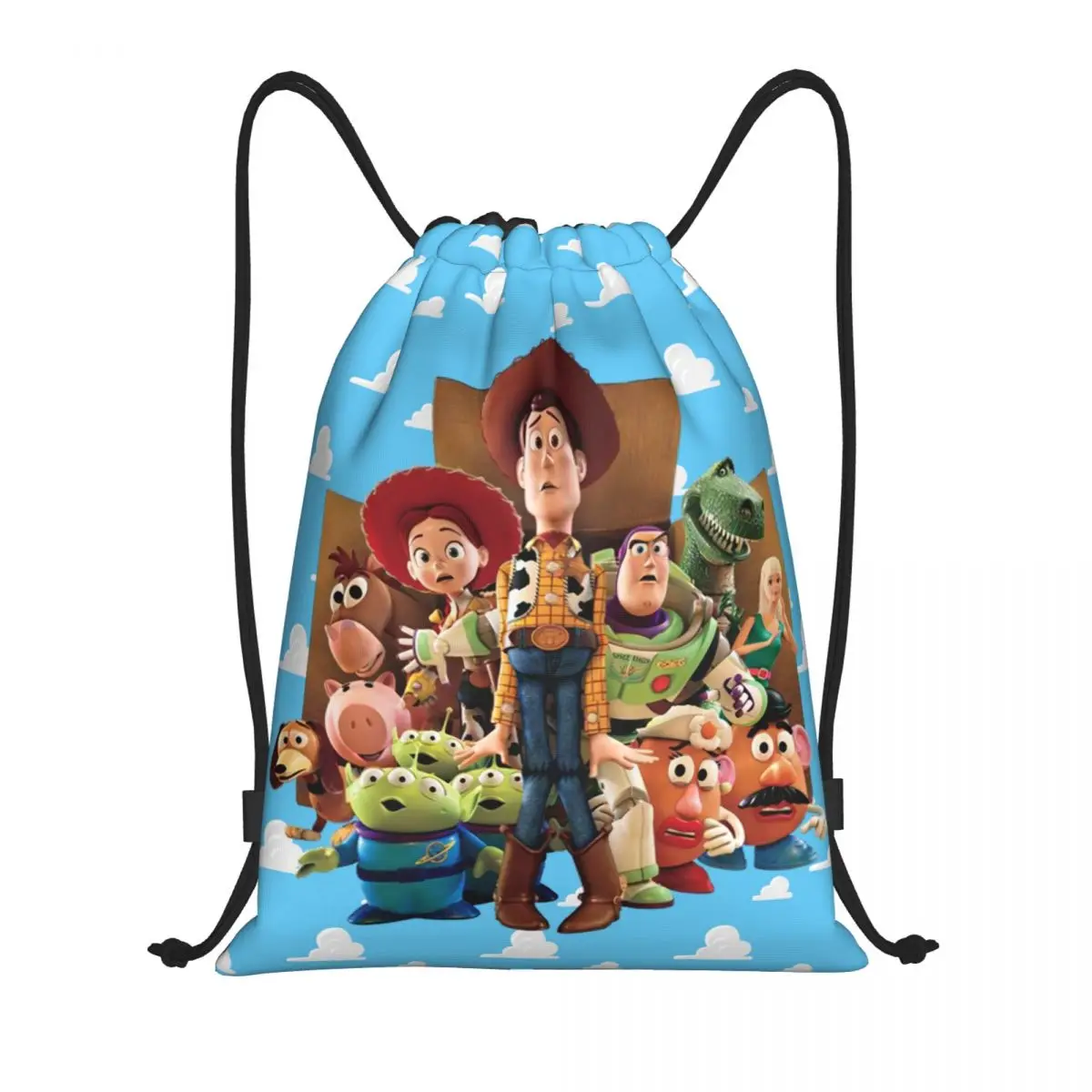 

Custom Animated Toy Story Drawstring Backpack Bags Men Women Lightweight Cartoon Gym Sports Sackpack Sacks for Yoga