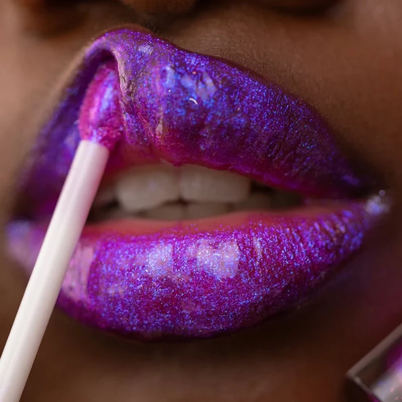 4 Color/set  Metallic Fine Glitter Matte Liquid Lipstick Waterproof Shimmer Lip Gloss Satin Metallic Color Lasting Makeup Beauty