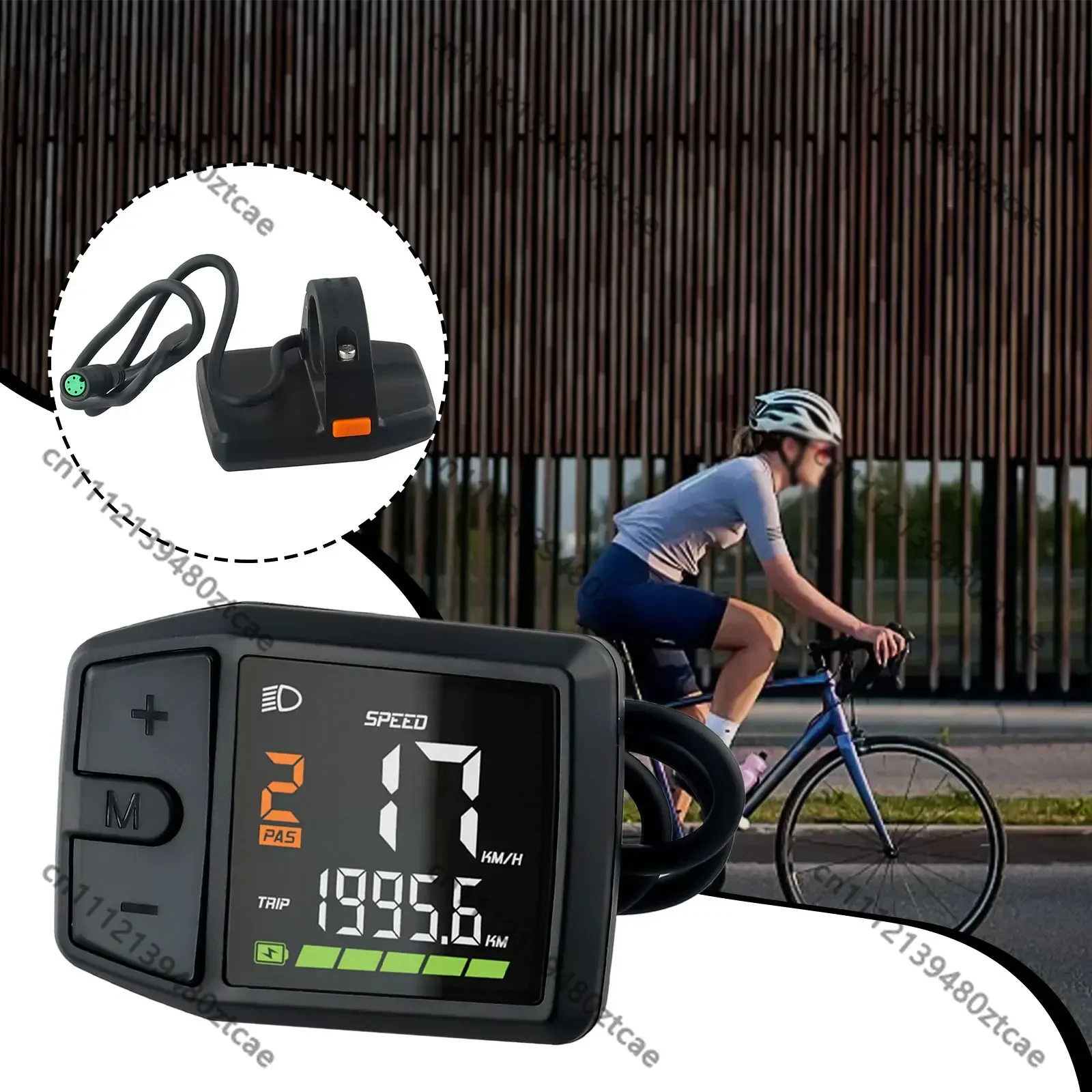 Mini Color LCD Display Meter Fit Mid Drive E-bike Control Screen