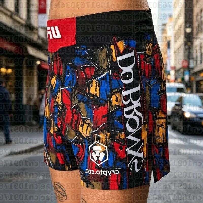 New Fighting Night Boxing Shorts MMA Oversized Breathable Speed Drying Training Sports Shorts Men Women Kid Off-Road Shorts