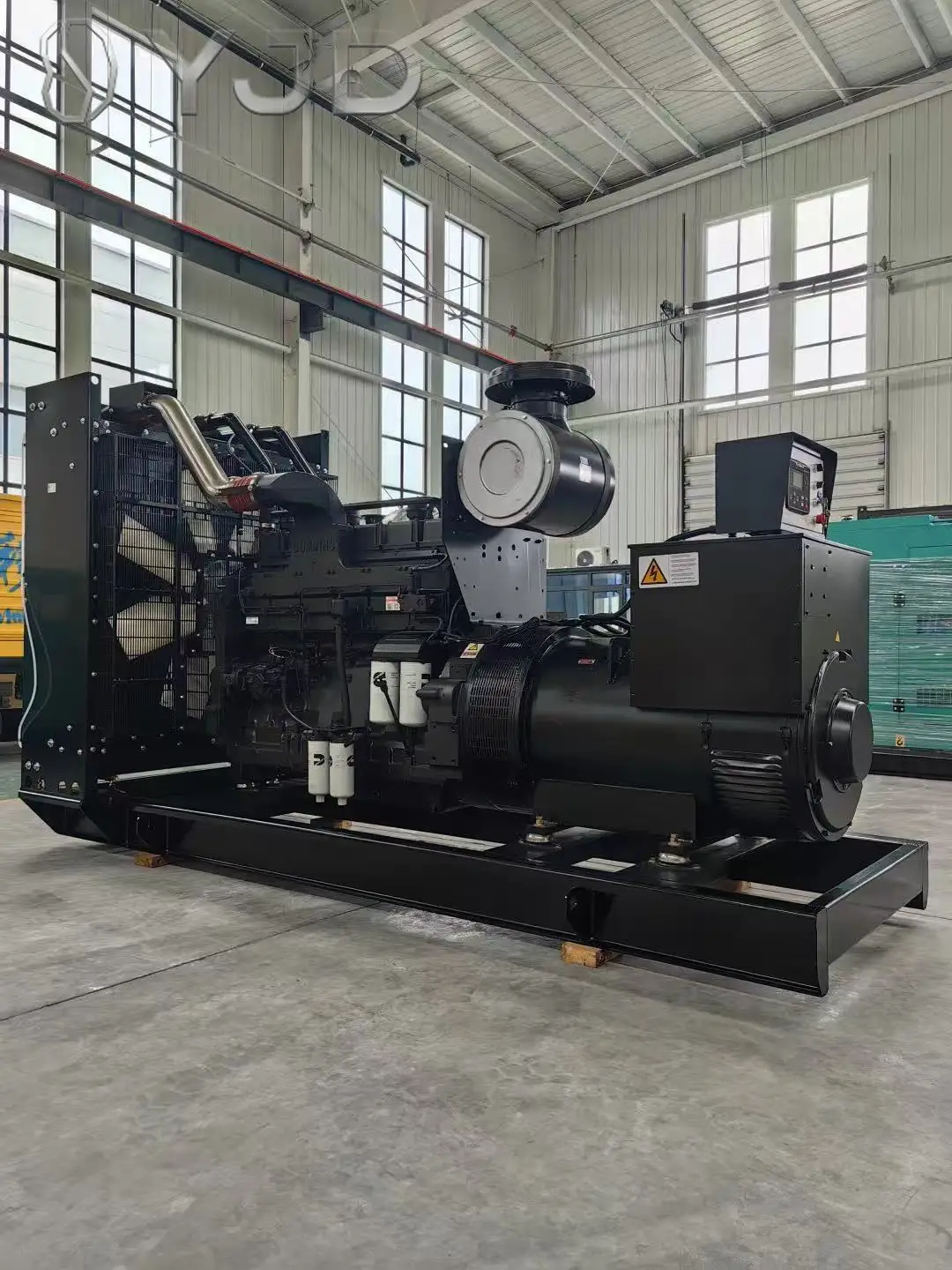 500KW Silent Type Diesel Generator with ATS 3 Phase 4 Wire Water Cooled Low Noise 1 Year Warranty-Factory Direct Sales