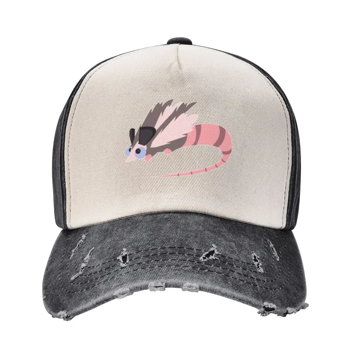 

Opossum silly little guy Baseball Cap derby hat Rave funny hat For Men Women's