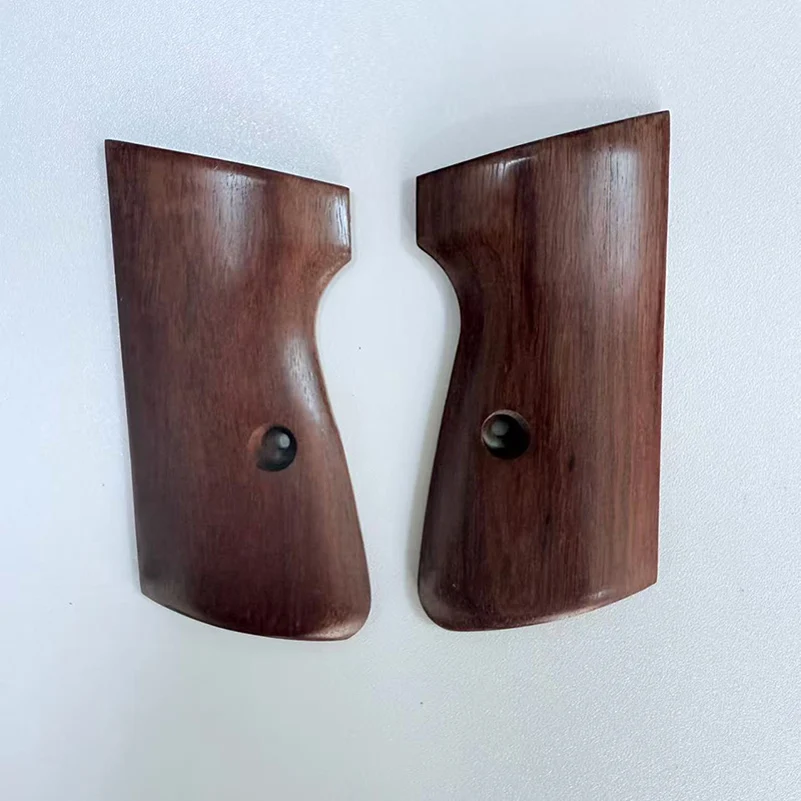 Burmese Rosewood / Black Sandalwood / Bloodwood Made Grip Handle Scales For 007 PPK Alloy Assembly-Required Stress-Relief Toy
