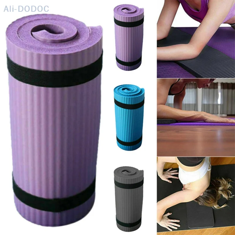 Flat Support Pad 60 * 25 * 1.5 (including Straps), Healthy Belly Wheel Pad, Household Elbow Pad, Dance Yoga Assisted Anti Slip