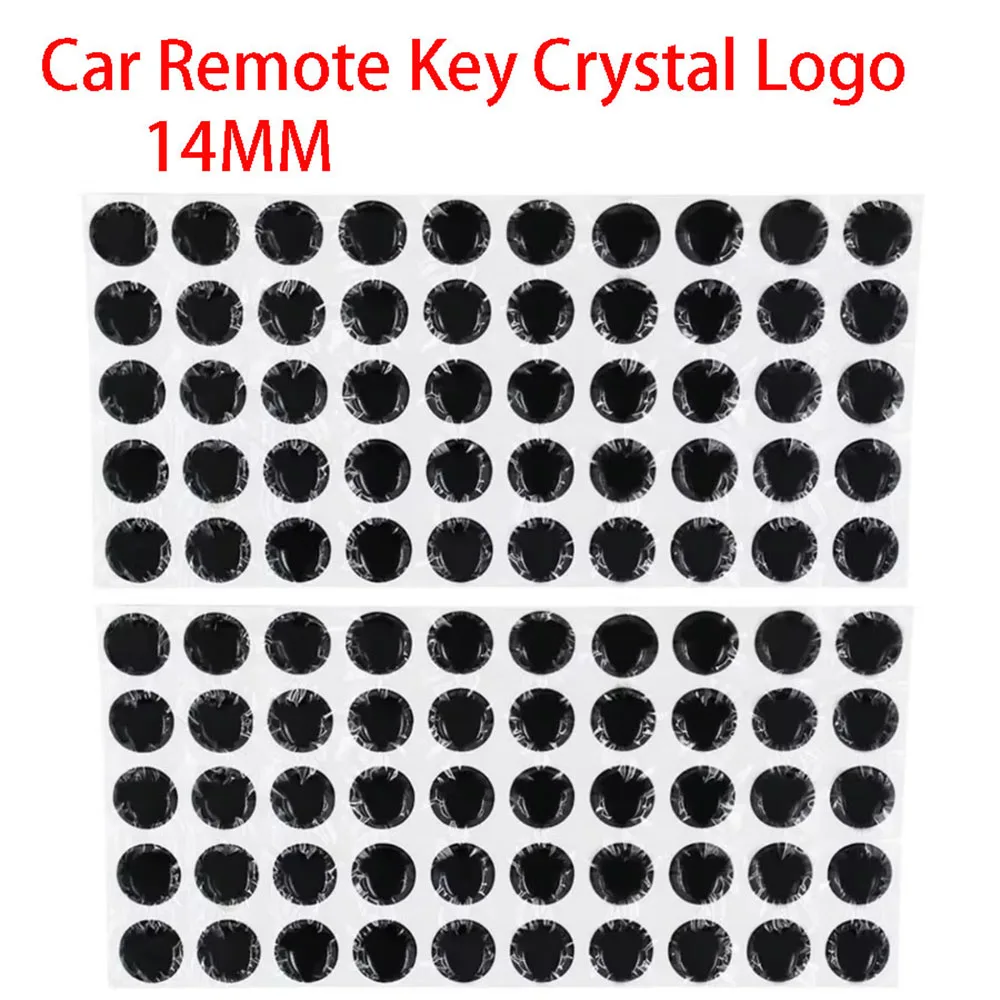 

Car Remote Key Crystal Logo 14MM for BMW for Ford multi-model Sticker E-poxy for KEY-DIY KD XHO-RSE VV-DI Remote Control