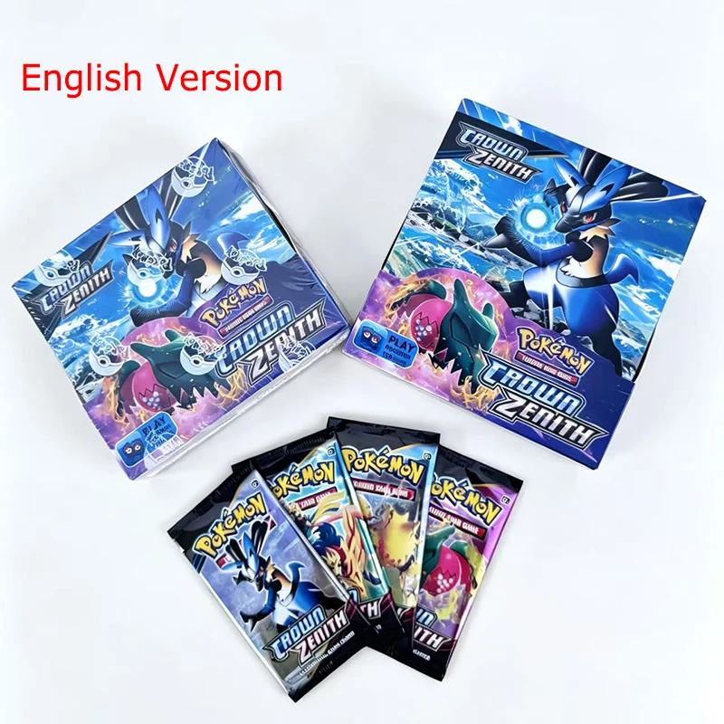 360Pcs Crown Zenith English VERSION Booster Battle Transaction Card Trading Cards Game Collection Cards