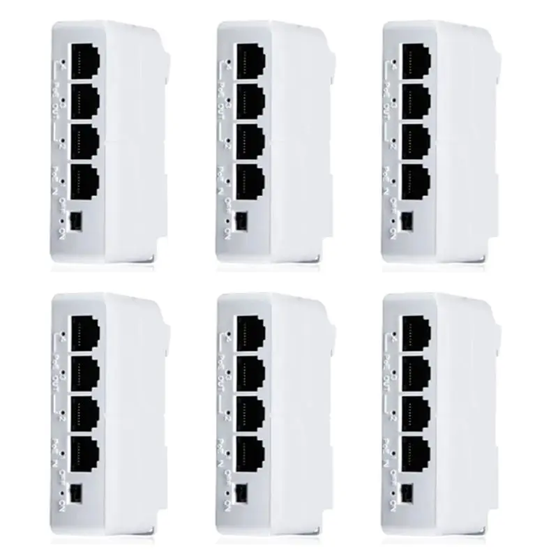 exquisite-6pcs-4-ports-1-a-3-ports-poe-extender-passive-cascadable-ieee8023af-100mbs-pour-transmission-ip-repeteur-commutateur-nvr-ip