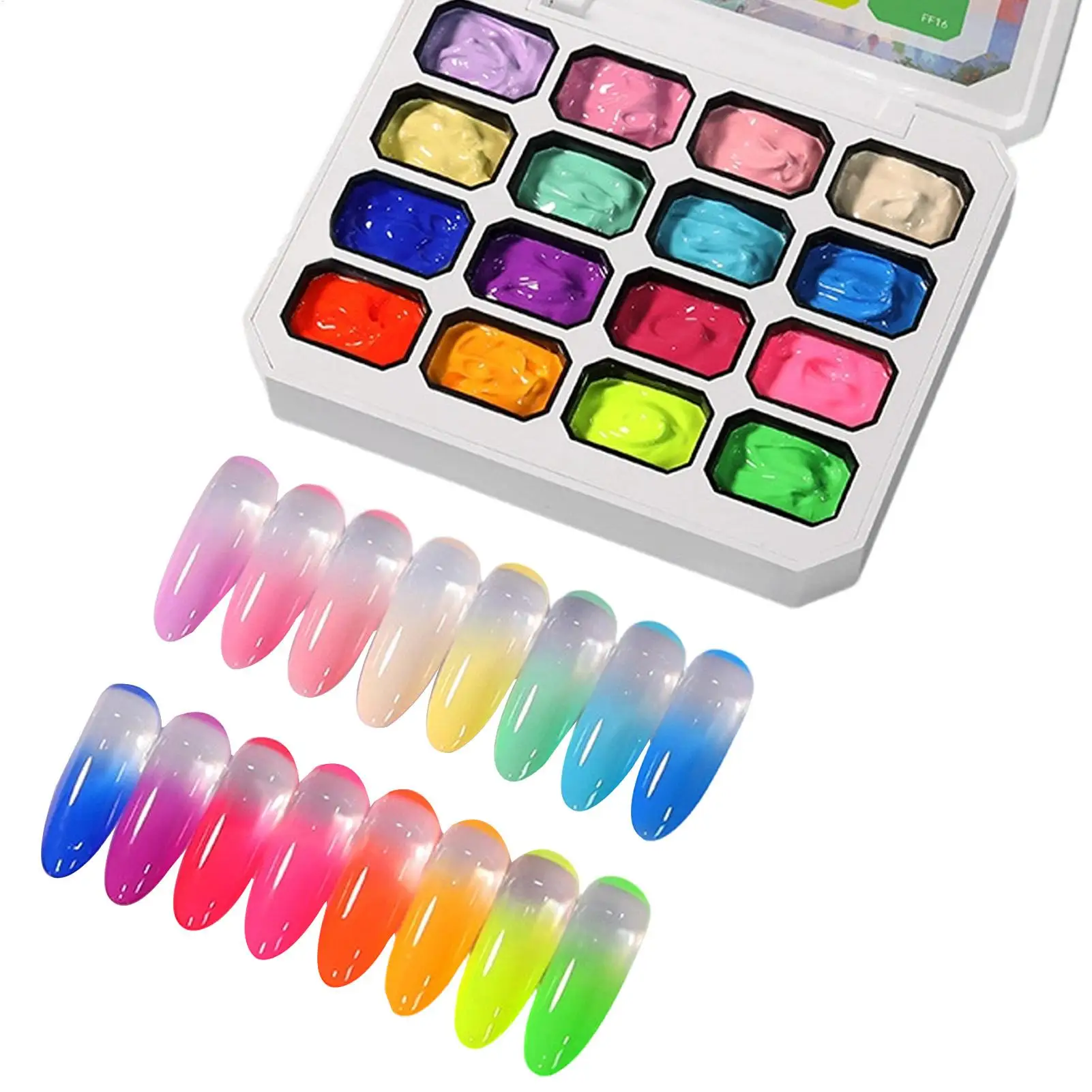 High-saturation Concealer Nail Polishs Manicure Nail Polishing Highly Saturated Gradient Blush Transfer Gel Nail Painting Gel