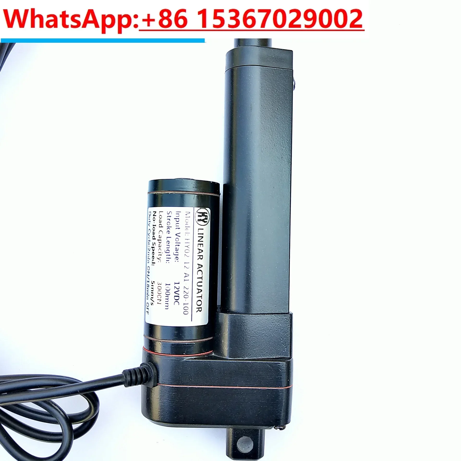 DC 12V 24V 3000N Electric Linear Actuator Linear Motor Moving Distance Stroke 50mm 100mm 150mm 200mm 250mm Linear Motor 48W 4A