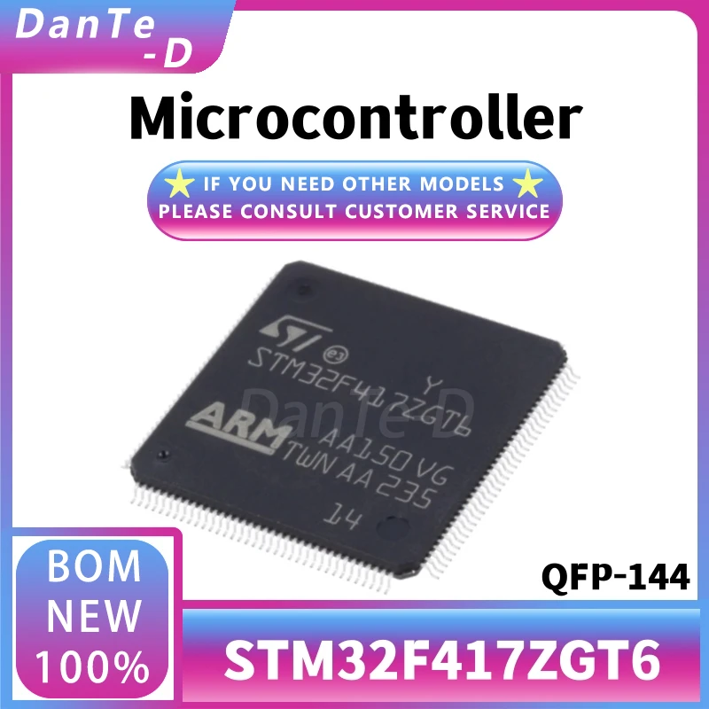 STM32F417ZGT6 New Original 8/16/32 Microcontroller Chip QFP-144