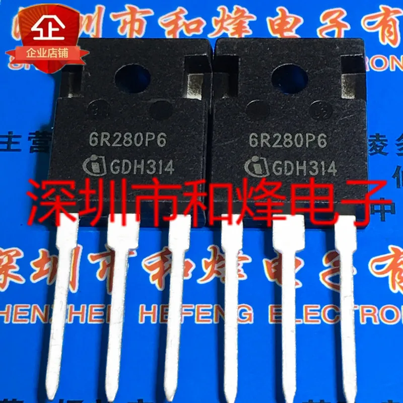 5PCS-10PCS 6R280P6 IPW60R280P6  TO-247 650V 39A NEW AND ORIGINAL Fast Shipping Quality Fast Shipping