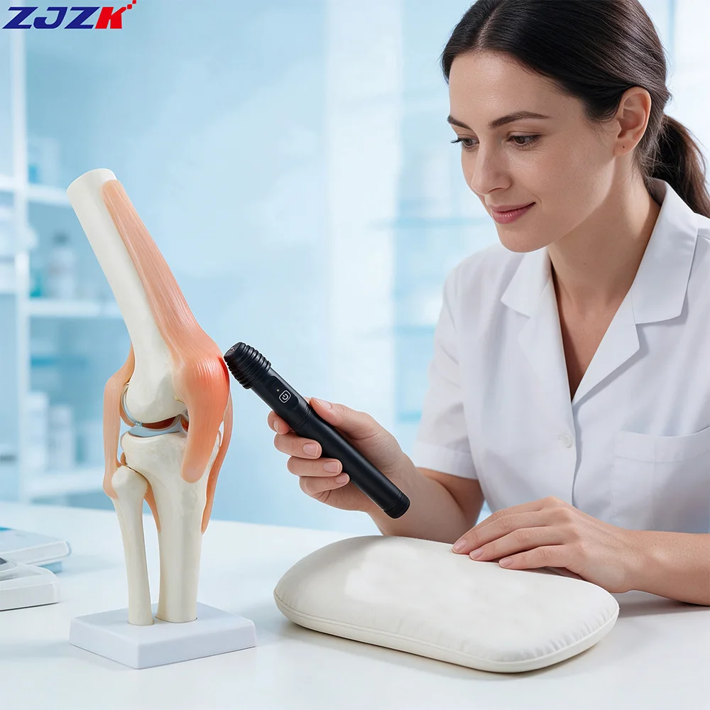 ZJZK 808nm Handheld Laser Physiotherapy Pen 1 Diodes 200mW LLLT Laser Therapy for Body Pain Relief Arthritis Clinic Home Use