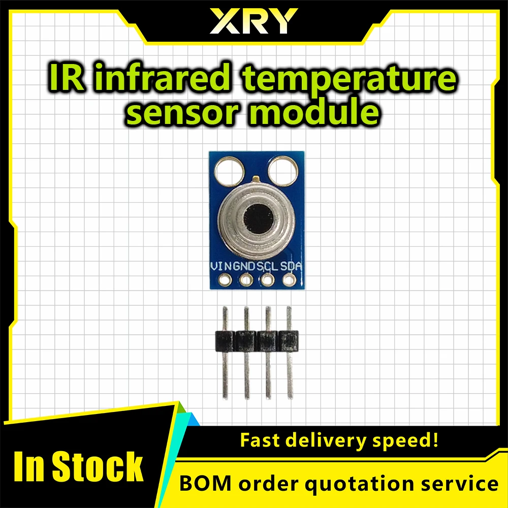 XRY GY-906 MLX90614ESF Nowy moduł bezdotykowego czujnika temperatury MLX90614 kompatybilny z Arduino — zdjęcie produktu 2