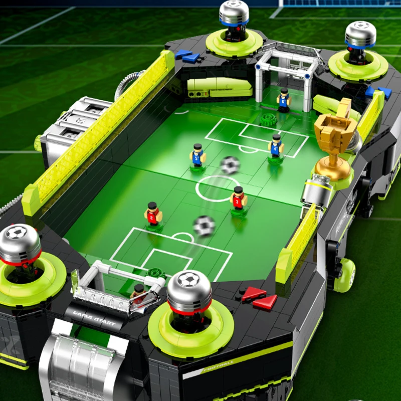 

Набор для сборки футбольного поля с моторизованными блоками: увлекательная сборка футбольной машины, DIY-модель из кирпичиков, игрушка для мальчиков, подарок для взрослых и детей, 2247 деталей