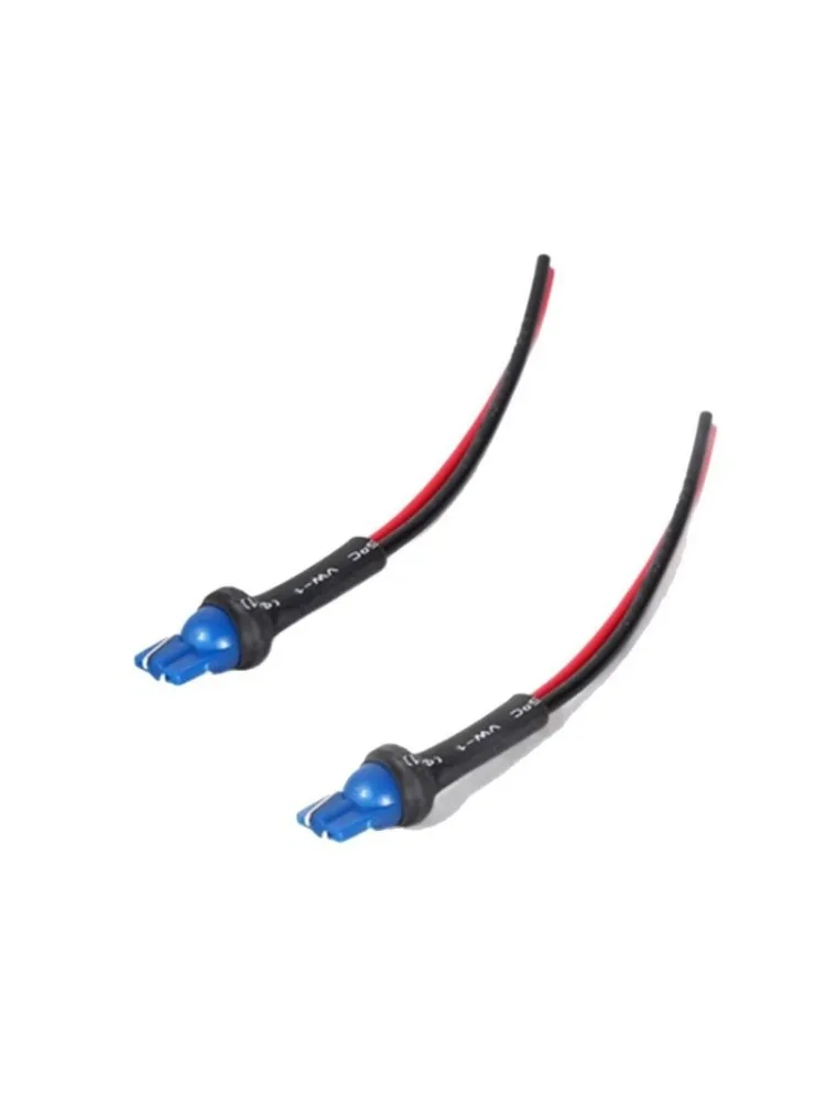 Adaptateur de connecteur de rallonge de prise mâle T10, support d'assemblage pour clignotants, accessoires de Base Automobiles, 4 pièces