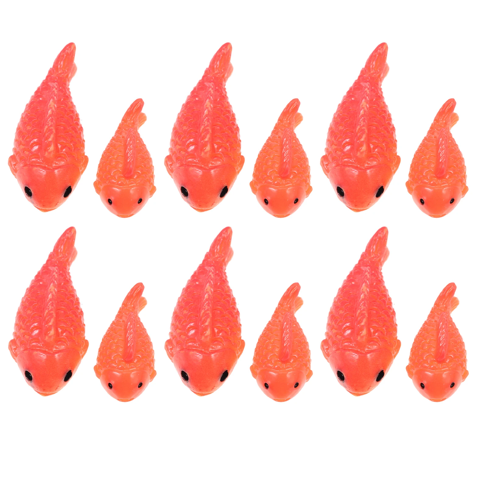 

16pcs Artificial Ornament Tank Decoration Plastic Fake Carps Aquarium Decor Mini Underwater Carp Fish Tank Fish Decor Simulation