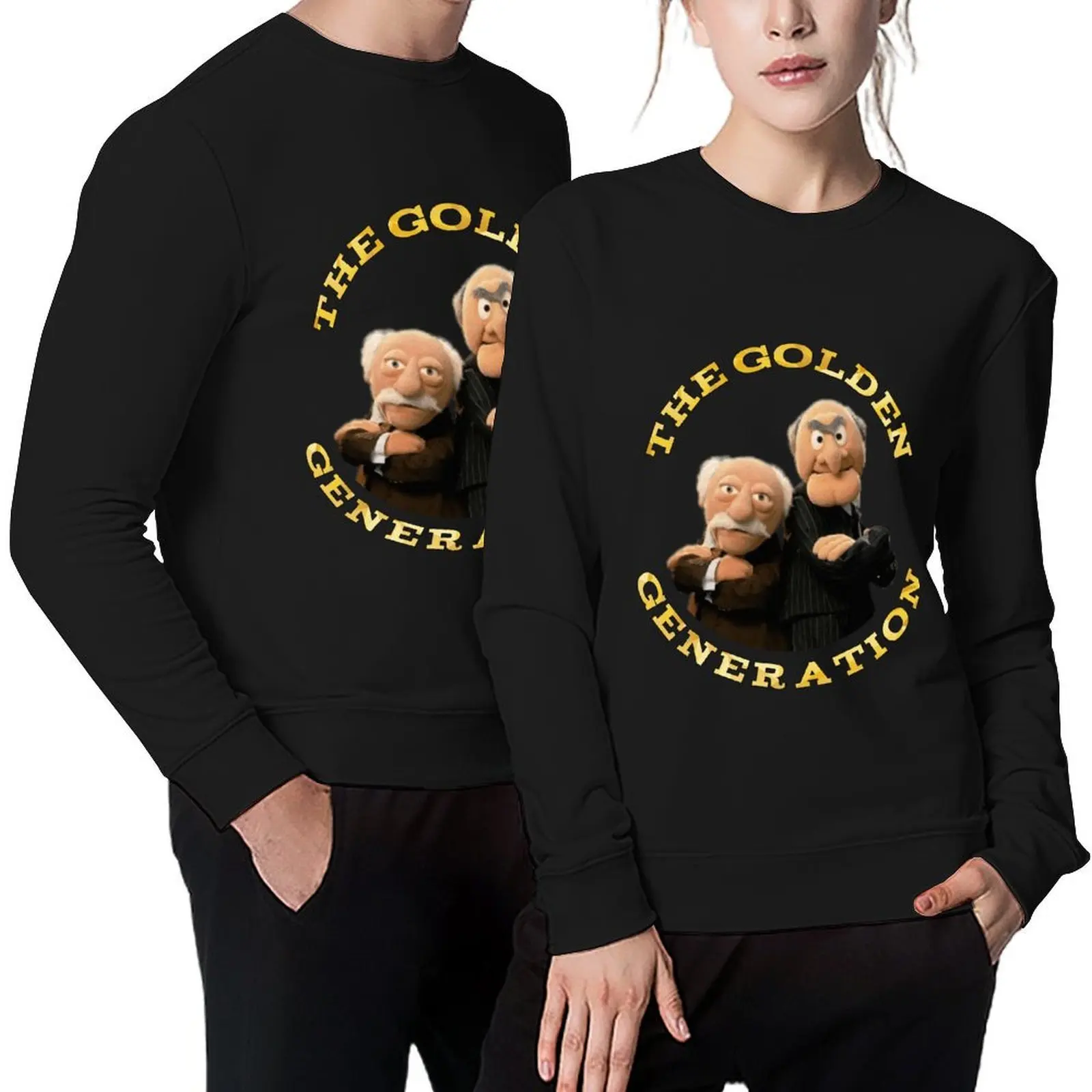 

Statler and Waldorf Pullover men's clothes mens clothing tracksuit men anime clothing men's sweatshirt