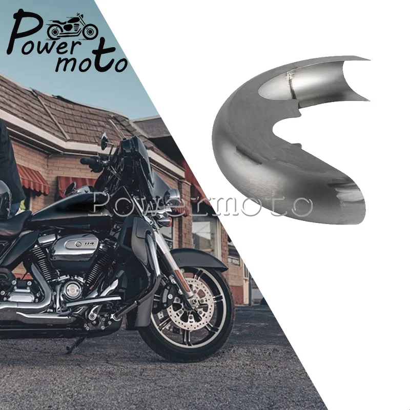 Para-lama Dianteiro de Aço para Motocicleta, Não Pintado, para Rodas de 21/23/26 Polegadas, Compatível com Harley Street Glide, Road Glide, Electra Glide, Ultra Limited