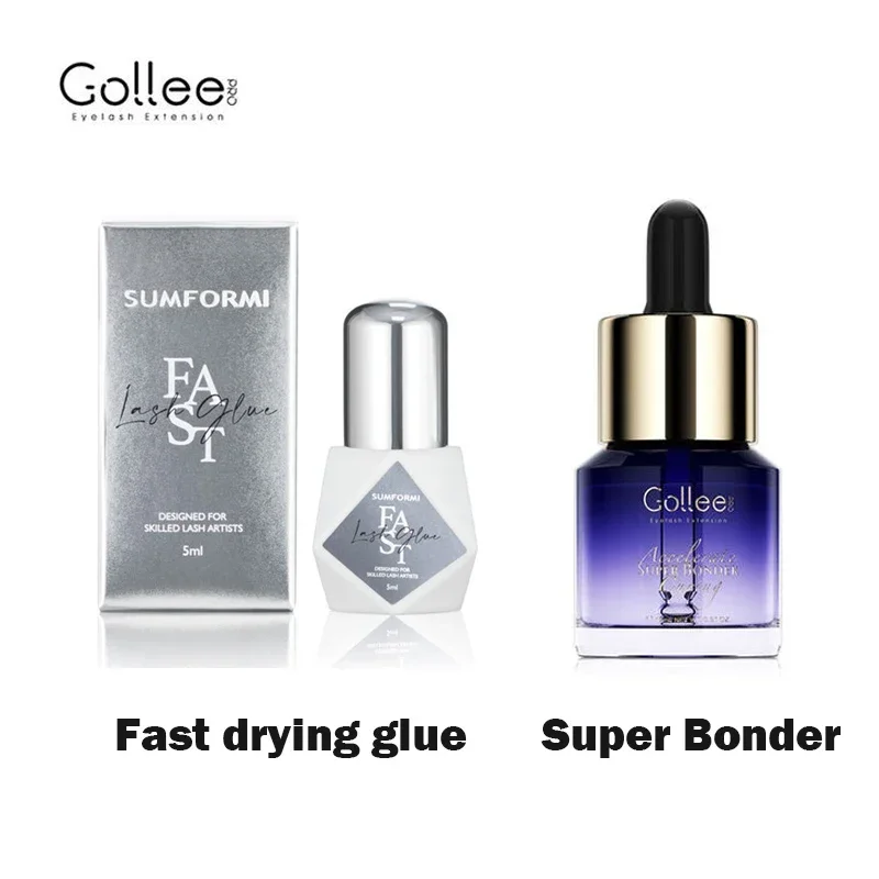 

【Buy 2 to get 3】Gollee New Lash Glue for eyelash extension Latex-free 0.3-1s FAST drying eyelash extension adhesive Long-lasting