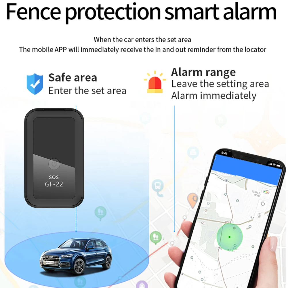 جهاز تعقب السيارة تسجيل الصوت اللاسلكي لمكافحة خسر جهاز محدد في الوقت الحقيقي محدد موقع السيارة اكسسوارات السيارات
